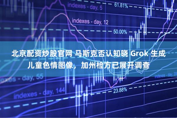 北京配资炒股官网 马斯克否认知晓 Grok 生成儿童色情图像，加州检方已展开调查