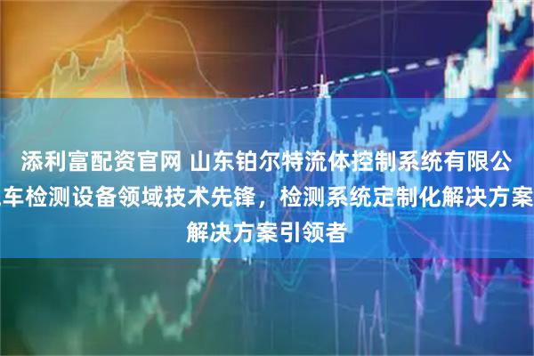 添利富配资官网 山东铂尔特流体控制系统有限公司：汽车检测设备领域技术先锋，检测系统定制化解决方案引领者