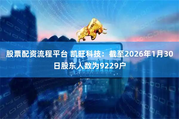 股票配资流程平台 凯旺科技：截至2026年1月30日股东人数为9229户