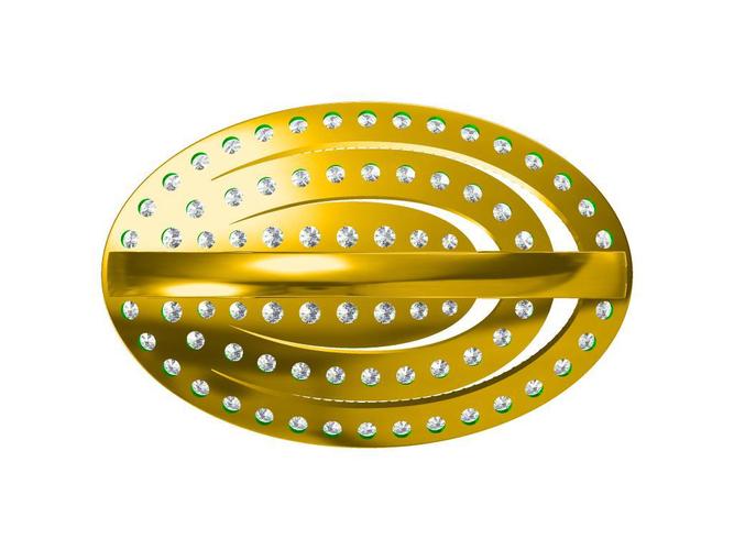 [工厂批发]卡钻王珠宝供应925饰品豪华群镶戒指(欧美款)